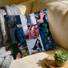 KKenia Os PinkAura Singer Cushion Cover Washed Linen Soft Breathable Decorative Case For Sofa Home Pillow Cover