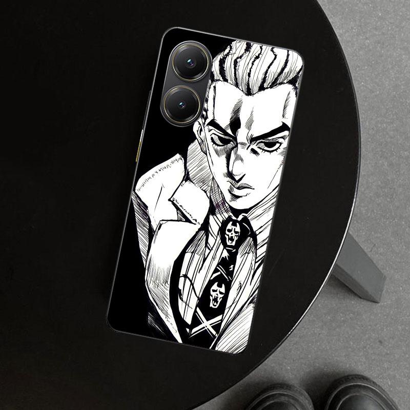 Чехол для телефона JoJo Кира Йошикаге Killer Queen для Xiaomi Poco X6 X5 X7 Pro F7 Ultra Redmi 15C 15 13C 13 12C 12 10C 10 10A 9C