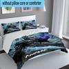Custom Name 3PCS Dark Kingdom's Rise Warcraft Bedding Set, Including 1pc Duvet Cover And 2pcs Pillowcases, Suitable for dorms and bedrooms Gift