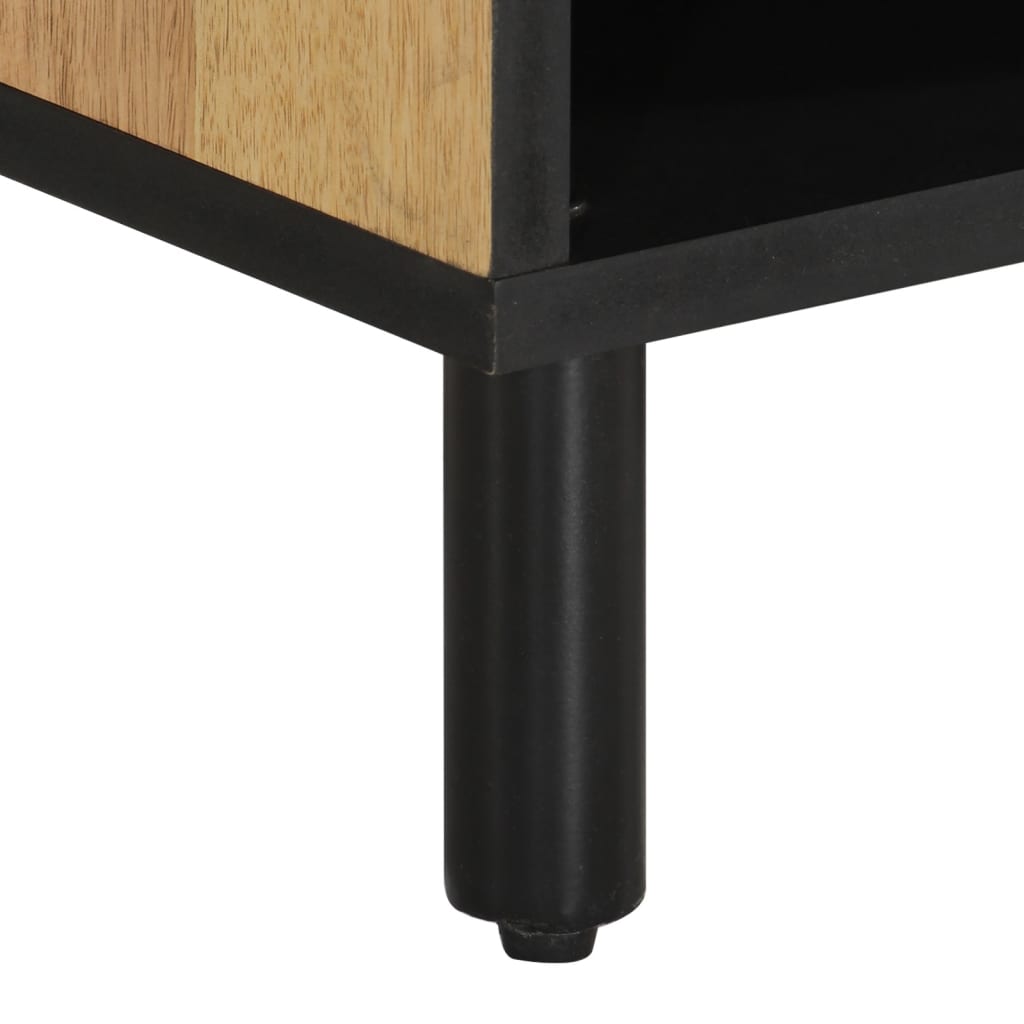 TV Stand 80 x 33 x 46 cm Solid Mango Wood