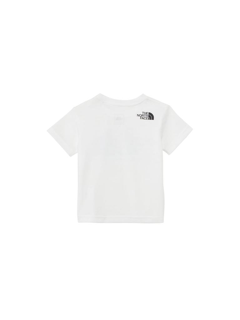 The North Face Short Sleeve Camo Logo Unisex UV Organic Size 80 Tee, Baby, Protection, Cotton, White,