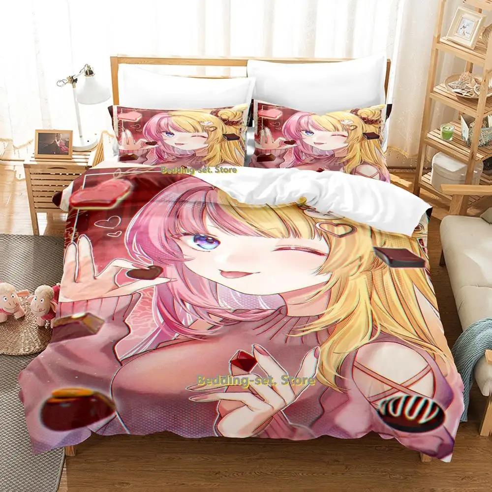 Новый комплект постельного белья Kotoko Torahime Single Twin Full Queen King Size Bed Set Adult Kids Bedroom Duvetcover Sets Anime Bed