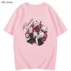 Helltaker Manga Anime T-shirt Casual Soft Short Sleeve Tshirt 100% Cotton Tee-shirt Fashion Pouplar Cute Comic Men/women Tshirts