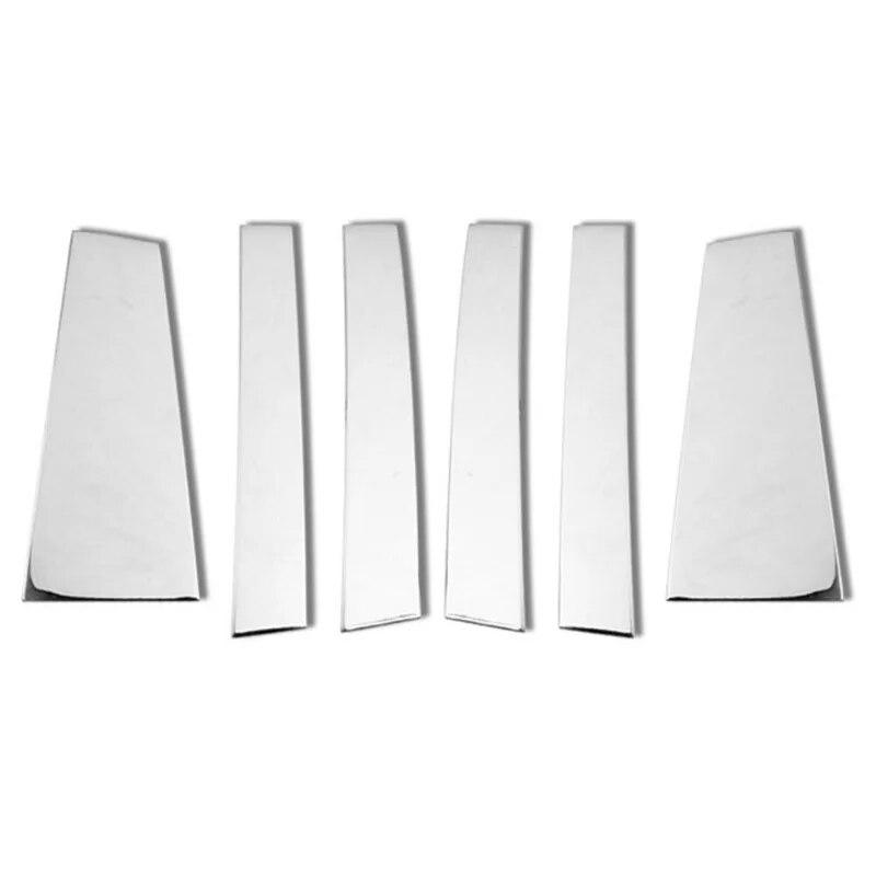 Дверь автомобиля, окно, колонна, стойка, накладка, хромированная Стайлинг для Toyota Highlander Kluger 2014 2015 2016 2017 2018 2019