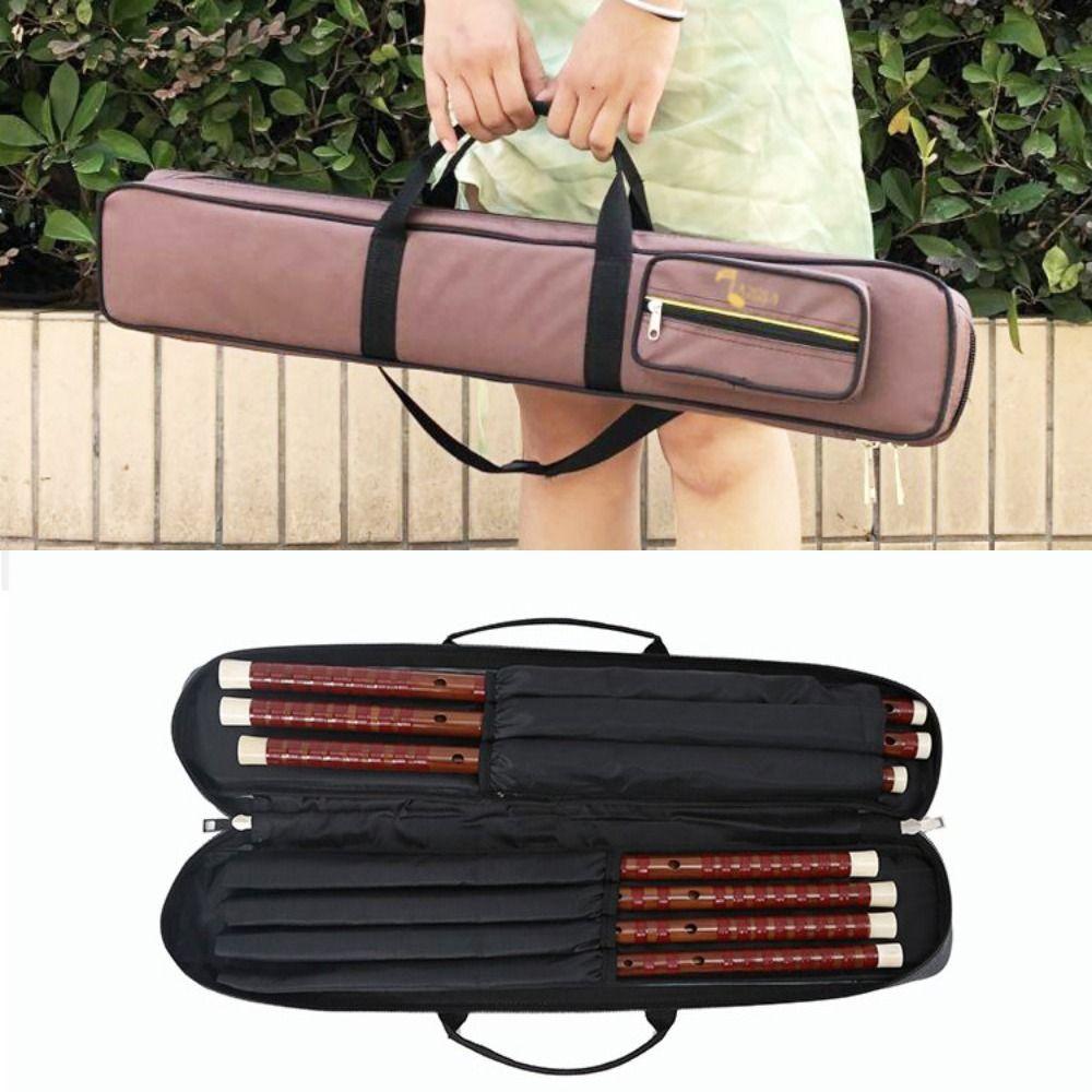 Защитная сумка для хранения бамбуковой флейты, наплечная сумка из холста, чехол для пикколо, футляр для флейты, музыкальные инструменты