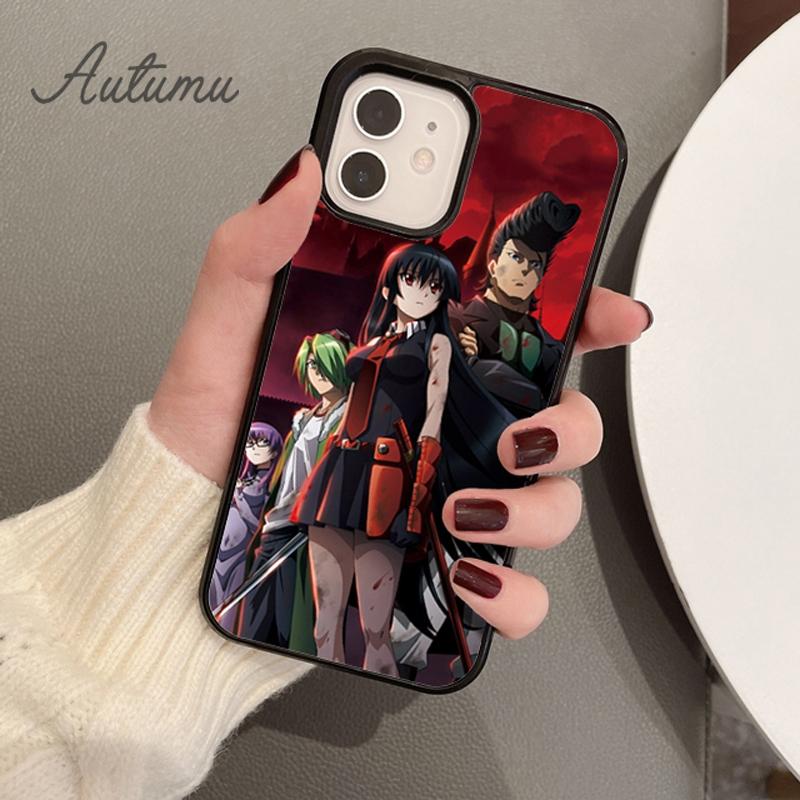Чехол для телефона Akame Ga Kill Anime для iPhone 11 12 13 14 Pro Max mini X XR XS SE 2020 6S 7 8 Plus Samsung Galaxy S21 S22