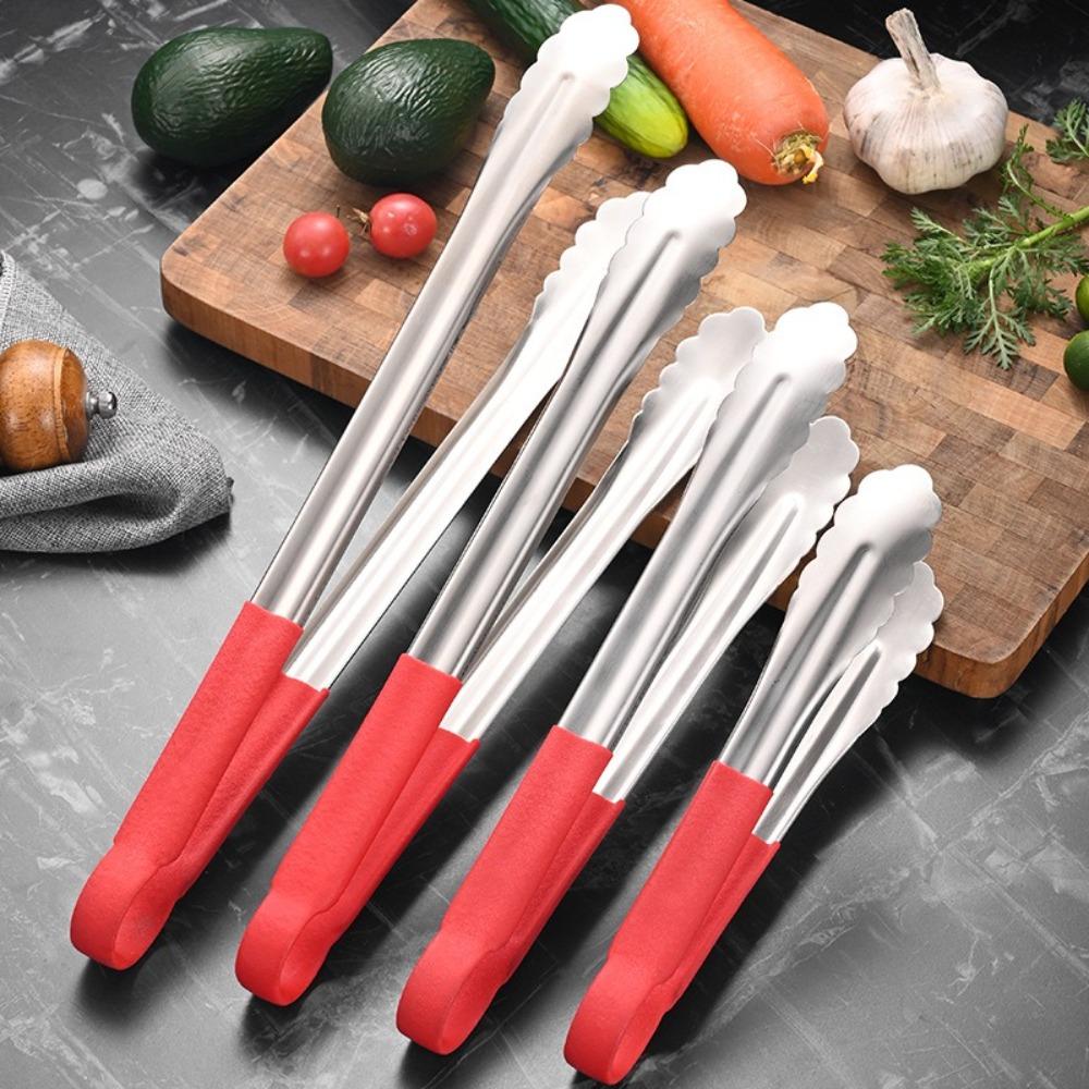 Non-slip Barbecue Clip Thickened Grill Tongs New Kitchen Food Tongs Camp Cooking Supplies