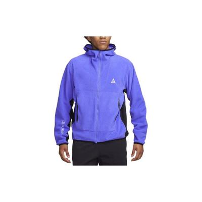 ACG Wolf Tree Polartec® Вышитый логотип Цветной блок Куртка с капюшоном Мужские куртки Персидско-фиолетовый FB8082-510