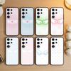 Модный милый корейский чехол для телефона с ангельскими крыльями для Samsung S26, S25, S24, S23, S22, S30, S21, Ultra, Plus, FE 5G, черный, мягкий