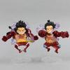 11 см 5 шт./компл. Q-версия Impish Luffy Funny One Piece Gear 4 Luffy аниме-фигурки ПВХ модель игрушки настольное украшение для автомобиля