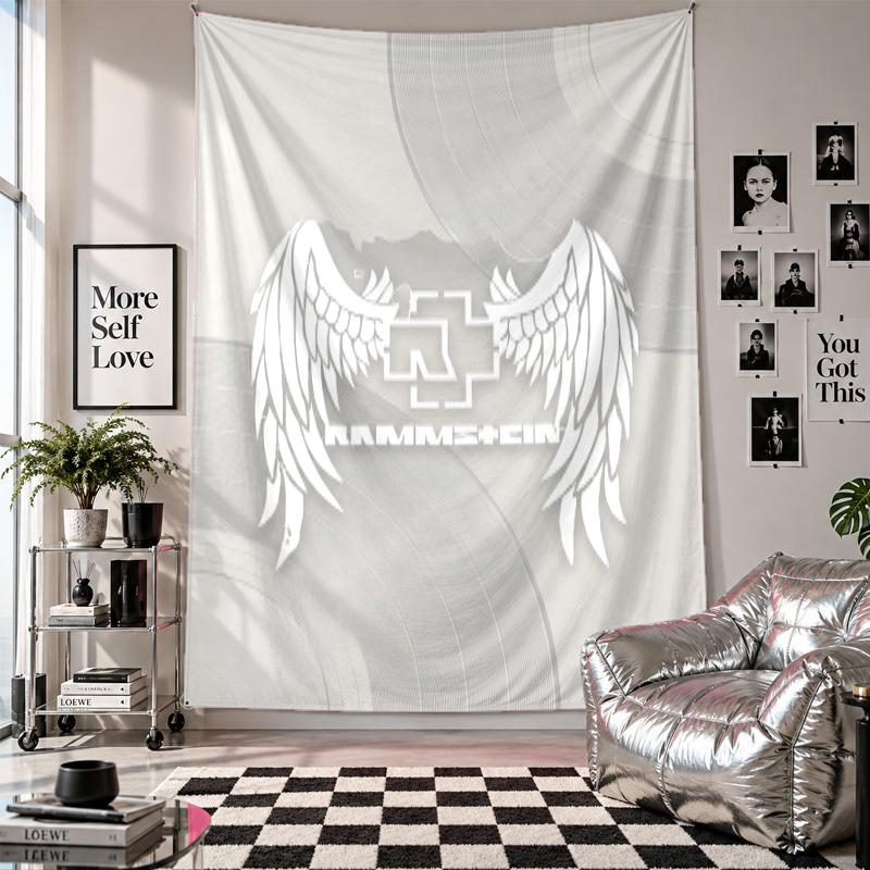Гобелен Rammstein для дома, настенное панно из ткани для спальни, гостиной, в качестве фона