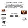 Комплект из двух адаптеров RJ45, совместимых с HDTV, поддерживает разрешение 1080p и передает видеосигнал на расстояние до 30 метров по кабелю Cat5e/6. Широко используется.