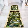 3D Визуальная Иллюзия Ковер-дорожка Принт Природного Пейзажа Ковер для Прихожей Водопоглощающий и Нескользящий Ковер для Домашнего Декора