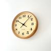 KATOMOKU muku clock 22 LL Настенные часы из дуба с плавным ходом, управляемые, km-142OARC 382 мм (Радио часы)