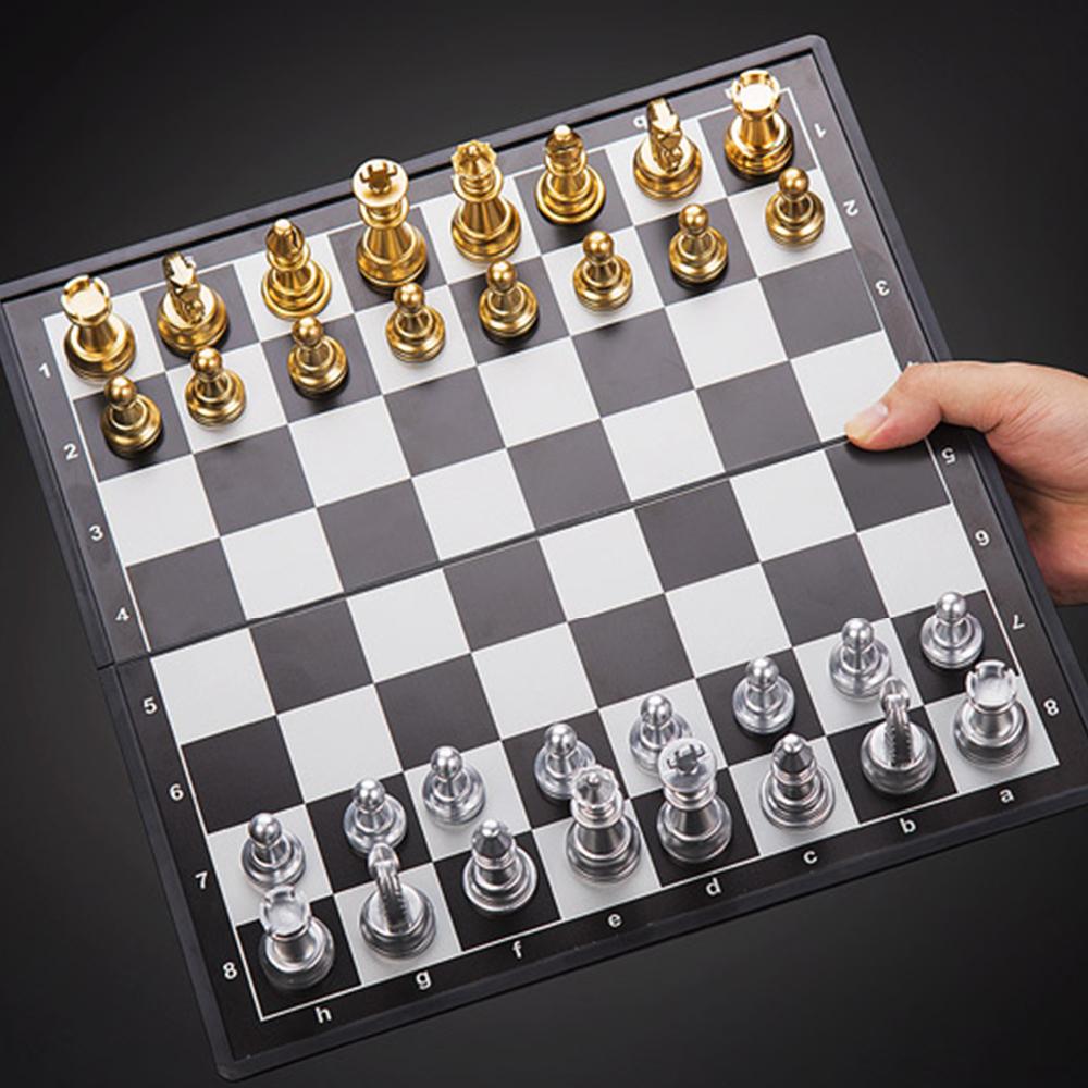 Портативный специальный магнитный набор для шахмат, нард и шашек, большая доска, шашки, развлечения, рождественские дорожные игры для взрослых и детей, подарок