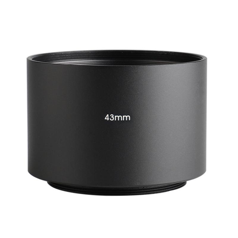 Длинная металлическая БЛЕНДА 40.5мм 46мм 49мм 52мм 55мм 58мм 62мм 67мм 72мм 77мм для объектива камеры Canon Nikon Sony для Olympus Fujifilm