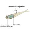 10PCS hook small fish bag lead fish 7.5cm6.5g color bag lead soft fish sea fishing, fishing supplies