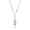 LLOYD L-Carat Combination Pear-Cut Silver 925 Necklace LLNS21006S