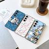 Милый Чехол для Телефона с Котом S-Simons Для Samsung S 24 Fe 25 Ultra Plus 20 Lite 21 30 22 23 24 22 Ultra 5G Fundas