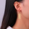 Xiaomi Skyrim Ginkgo Biloba Leaves Drop Earrings for Women Stainless Steel Long Earring Bohemian Plant Jewelry Valentine Gift New In