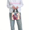 1pc a Human Heart Design Printed Thermal Bag, Designed for Insulation. This Bag Is Not Meant for Direct Food Contact And Is Suit