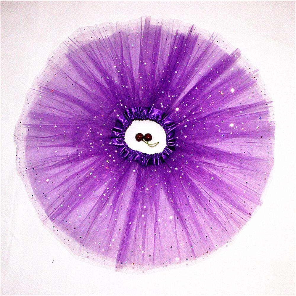 2-8 ЛЕТ День Рождения Вечеринка Платье для вечеринки Балетный танец Туту Платье Блестящее 3 Слоя Девочки Дети