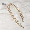 New Fashion Woman Handbag Accessory Parts Luxury Gold Alloy Chain Cute PVC Pearl Strap Women Shoulder Clutch Bead Handle Chains