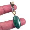 Натуральный малахит, цитрин, кулон из стерлингового серебра 925 пробы, 2,25 дюйма W7r92