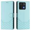 Чехол для Xiaomi 14T с тиснением в виде сот, блокировкой RFID, кожаная накладка на телефон с ремешком