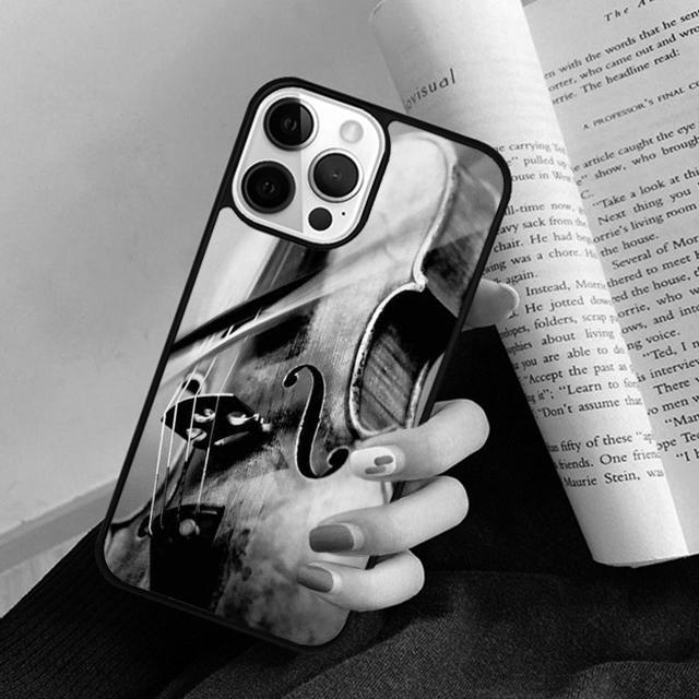 Музыкальные ноты Скрипка Классический Чехол для Телефона Задняя Крышка для iPhone 17 Air 16 15 14 13 11 12 Pro Max Plus Fundas