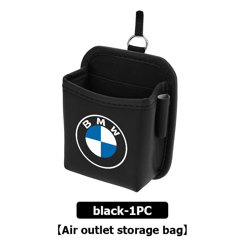 For BMW 5 E39 Car Air Vent Storage Pocket Phone Holder Coin Key Card Organizer For BMW M F10 F20 F30 F40 F15 F25 F26 F31 F49 E62 E83 E84