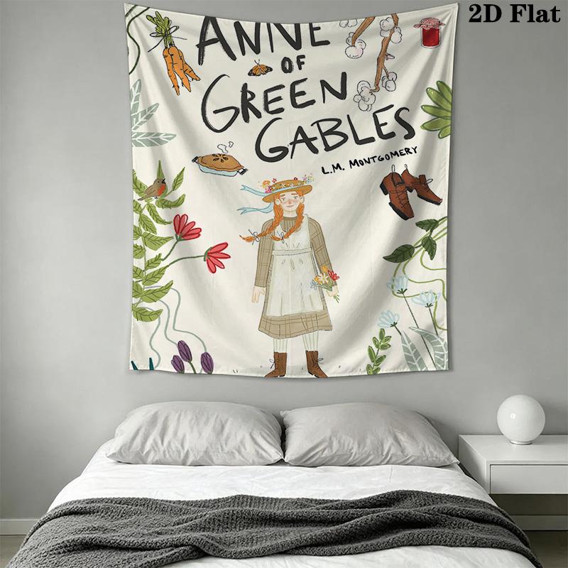 Anne of Green Gables Pattern Home Decor Tapestry, Wall Hanging, Decorative RV Wall Cloth.NGT0928011