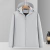New Outdoor Jacket Removable Hat Single Layer Men's and Women's Tops Windproof and Waterproof Sports