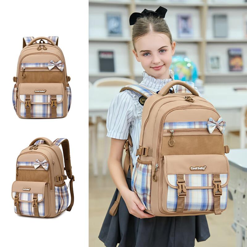 COOLBABY Capibara Backpack Pendant for Primary School Students, Children's Spine Protection And Load