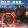 SUPAREE Spare Tire Brake Light Fit For Jeep Wrangler 2007-2017 JK JKU YJ TJ, Plug And Play 4Th Third Brake Light Rear LED Ring Wheel Light, Red