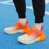 Мужская и женская спортивная обувь больших размеров, эластичные кроссовки с амортизацией, сетчатая дышащая пара, модная обувь для фитнеса
