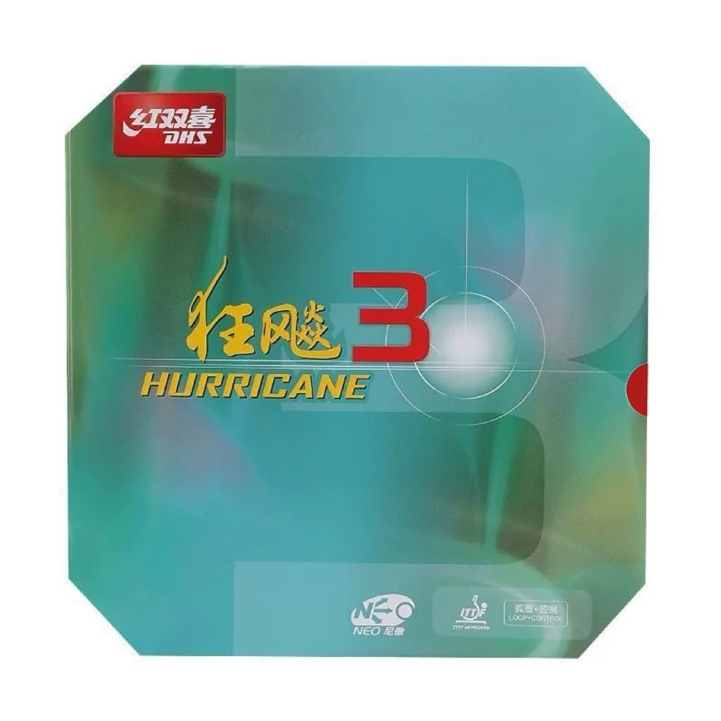 NEO Version Kyohyo 3 Kyohyo 3 Table Tennis Rubber Sticky (Red, 40/2.1) [Used]