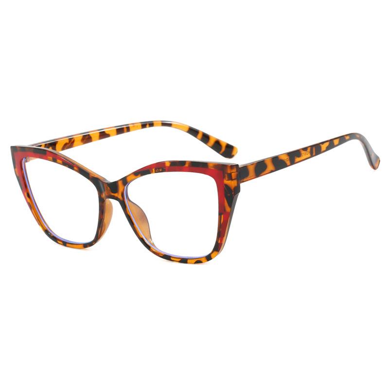 Модные Фотохромные Очки для Чтения Cat Eye из TR90 для Женщин с Защитой от Синего Света Очки по Рецепту при Гиперметропии Рамочка в Цвет