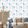Dinosaurs and palm trees wallpaper for living room and bedroom 50x1000