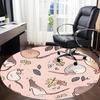 1pc Rat Pattern Chair Carpet for Office, Non-slip, Soft and Durable Office Rug, Perfect for Office yy260131044