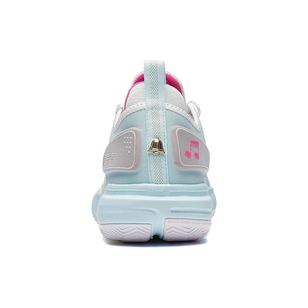 New LiNing Speed 9 Premium Cushioning Wear Resistant Low Top Basketball Shoes Men's Aqua Blue ABAT015-1