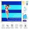 Beach Blanket 78''X81'' 4-7 Adults Oversized Lightweight Waterproof Sandproof Blanket for Beach Large Picnic Mat Travel Camping