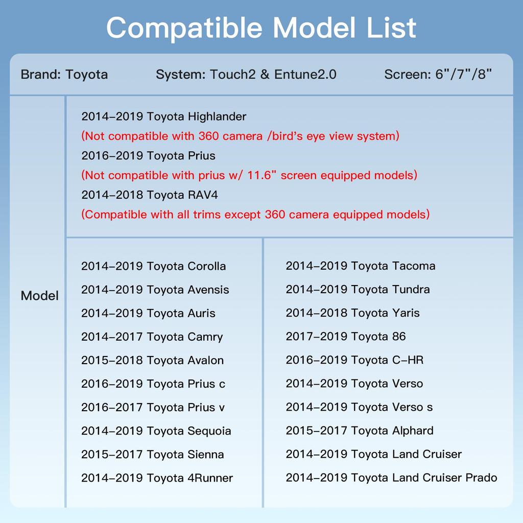 Беспроводной CarPlay Android Auto Для TOYOTA Auris Yaris Avensis RAV4 Prius C-HR Corolla Camry Декодер, Airplay Mirror Cast,