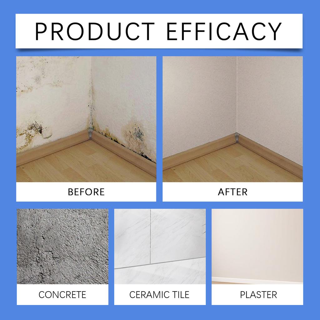 JAKEHOE Stain Remover Cleaner Household Wall Water Stain Dirty Bathroom Mildew Stain Remover Cleaner