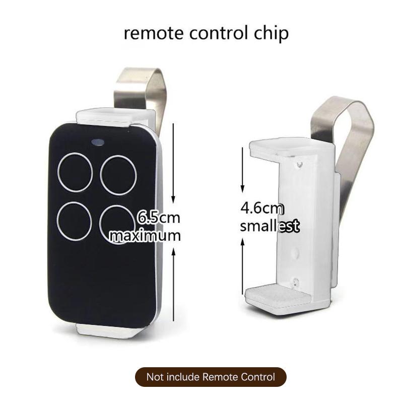 Регулируемый автомобильный держатель-клипса для солнцезащитного козырька, 46 мм-65 мм, для пульта дистанционного управления гаражными воротами, шлагбаумом, ключа от машины, открывателя