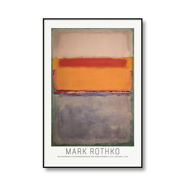 Марк Ротко классический абстрактный холст плакат и принт настенная живопись декоративная картина Современная гостиная украшение дома