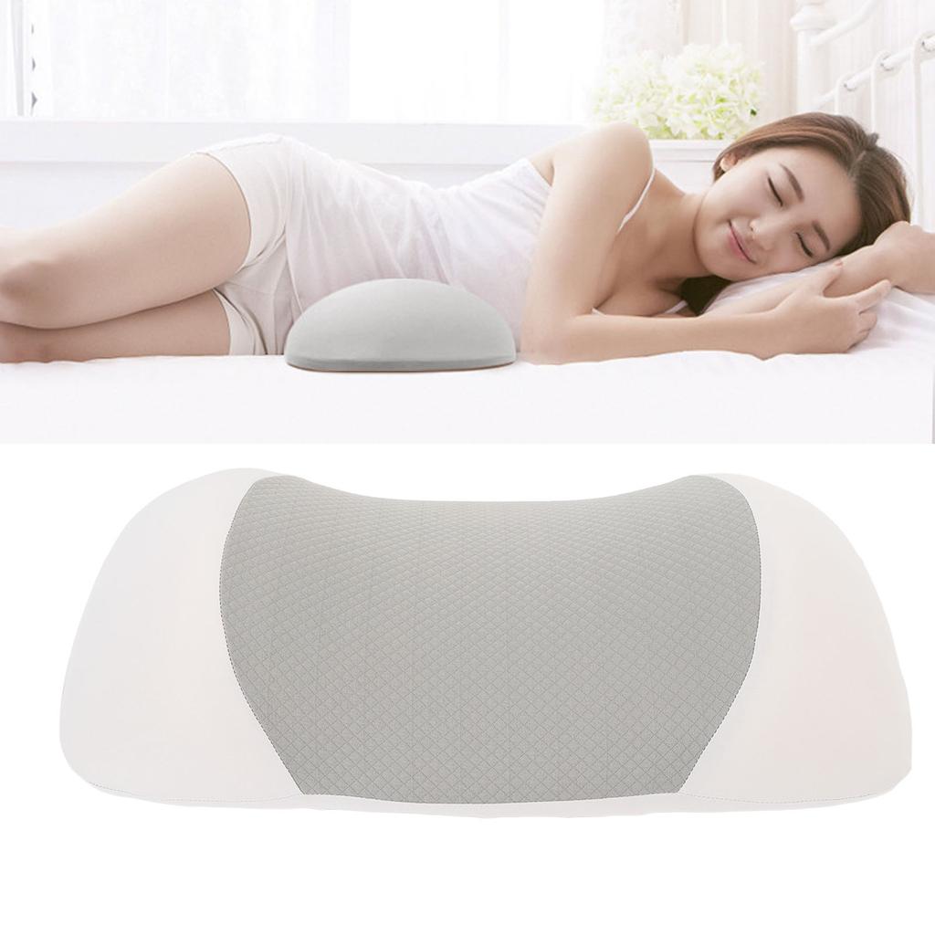 Lumbar Support Pillow for Sleeping Ergonomic Memory Foam Removable Cover Lower Back Pillow for Bed