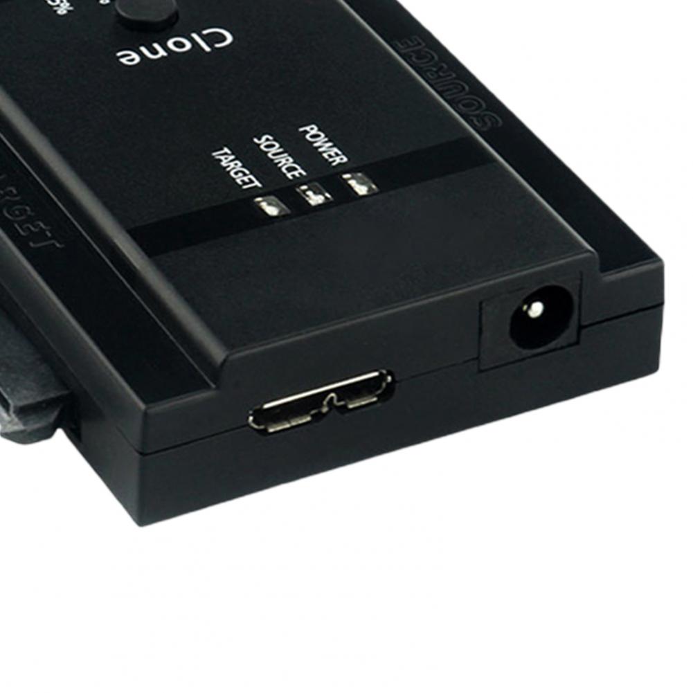 EU US Plug SATA To SATA Drive Reader 5Gbps High Speed IDE Hard Drive Reader for 2.5/3.5-inch HDD/SDD Converter