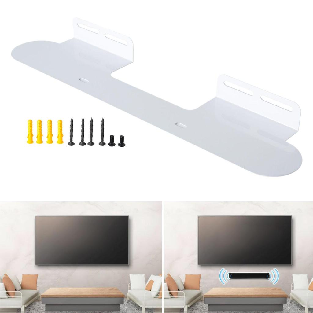 Металлический настенный держатель для звуковой панели, монтажный кронштейн для динамика, экономящий место, аксессуары для дома