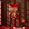 New Year Horse Lucky Bag Red Fruit & Fish Hanging Ornament - Fu Character Festival Decoration for Living Room